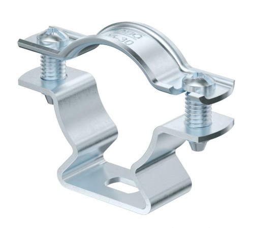 Крепежная скоба дистанционная 25-30 мм (с продольным отверстием) с гальваническим покрытием  1362772  OBO Bettermann