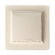 PST16-9012-02 Розетка 1-местная с/з с крышкой, 250В, 16А, серия Эрна, слоновая кость  39238  STEKKER