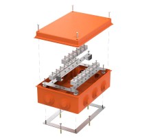 Коробка огнестойкая для о/п 40-0330-FR6.0-40 Е15-Е120 RAL2004 260х175х90 (7 шт/кор)  40-0330-FR6.0-40  Промрукав