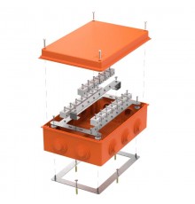 Коробка огнестойкая для о/п 40-0330-FR6.0-40 Е15-Е120 RAL2004 260х175х90 (7 шт/кор)  40-0330-FR6.0-40  Промрукав