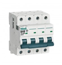 Выключатель автоматический четырехполюсный ВА-105 40А D 10кА  13241DEK  DEKraft