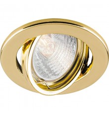 Светильник точечный встраиваемый под лампу DL11/DL3202 MR16 50W G5.3 золото  15115  FERON