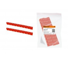 Маркер наборный - символ "2" красный 2,5 мм2 (150 шт.)   SQ0534-0018  TDM