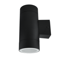 Светильник уличный двусторонний ЦИЛИНДР-2А-GX53 2BL алюминий под лампу 2хGX53 230B черный IP65  4690612023533  IN HOME