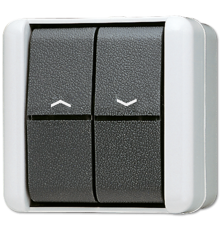 Выключатель  для управления жалюзи IP44  839VW  Jung