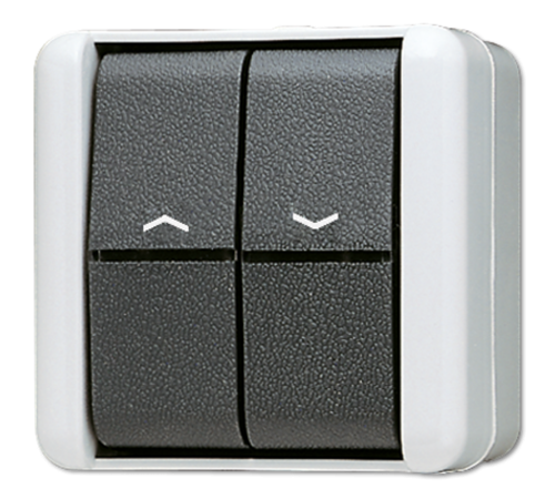 Выключатель  для управления жалюзи IP44  839VW  Jung