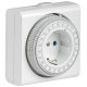 РТМ-3 Розетка-таймер механ. 15мин 24ч 96on/off 16А IP20  ERT-21-1-16-S-15-0-20-K01  IEK