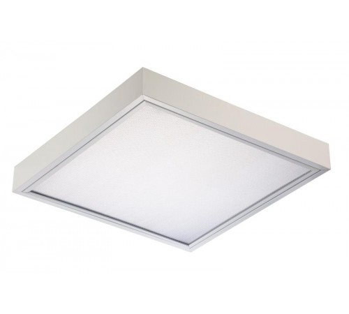 Светильник люминесцентный накладной TL418 CL EL 620x620x85мм без ламп IP20 призма  10232  TechnoLux