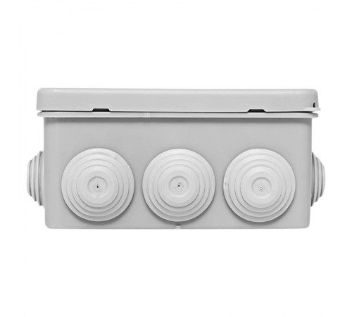 Коробка распределительная КМР-030-014 с крышкой наружная (100х100х50), 10 мембранных вводов IP54 EKF PROxima  plc-kmr-030-014  EKF