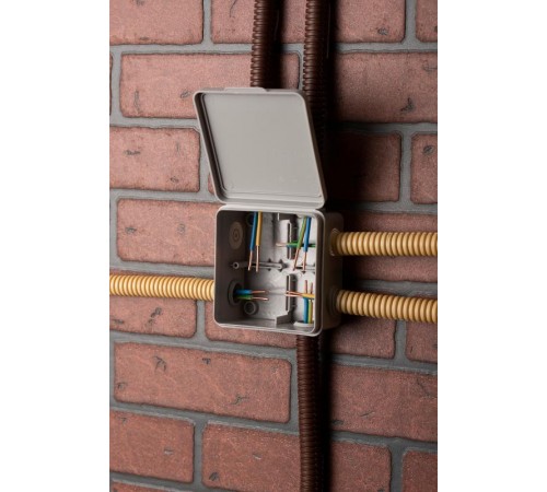 Коробка распределительная КМР-030-014 с крышкой наружная (100х100х50), 10 мембранных вводов IP54 EKF PROxima  plc-kmr-030-014  EKF