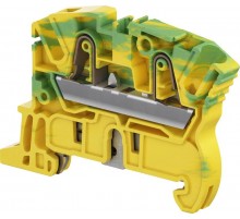 Клемма втычная ZK4-PE - Земля - желто-зеленая - 4 мм?, 2 зажима  1SNK706150R0000  TE