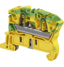 Клемма втычная ZK4-PE - Земля - желто-зеленая - 4 мм?, 2 зажима  1SNK706150R0000  TE