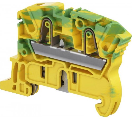 Клемма втычная ZK4-PE - Земля - желто-зеленая - 4 мм?, 2 зажима  1SNK706150R0000  TE