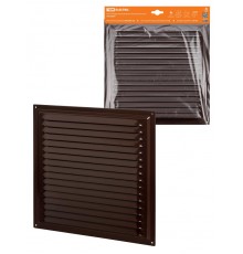 Решетка металл. 300х300, коричневая, с покрытием полимерной эмалью  SQ1807-0710  TDM