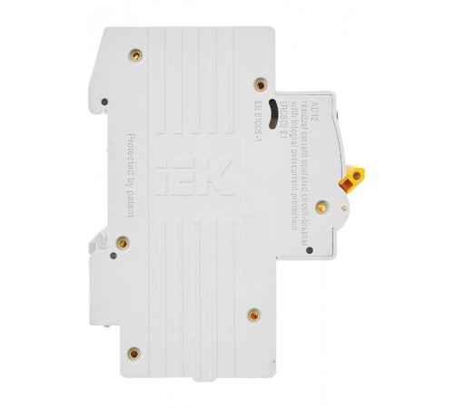 Выключатель автоматический дифференциального тока АД12 2п 10А C 30мА тип AC (3 мод)  MAD10-2-010-C-030  IEK