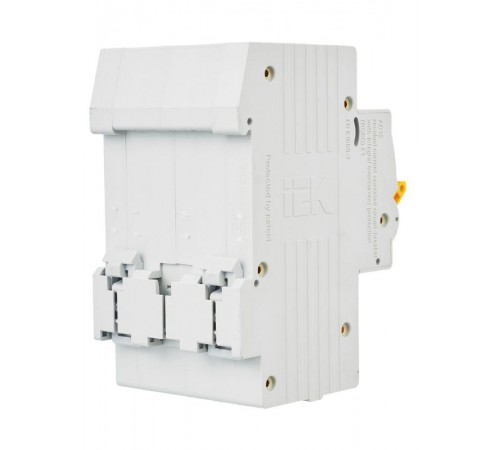 Выключатель автоматический дифференциального тока АД12 2п 10А C 30мА тип AC (3 мод)  MAD10-2-010-C-030  IEK