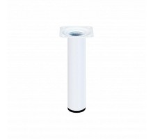 Ножка металл.круглая, нерегулир, D30х150мм, белая - накл.   151280  Tech-KREP