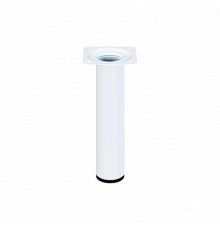 Ножка металл.круглая, нерегулир, D30х150мм, белая - накл.   151280  Tech-KREP