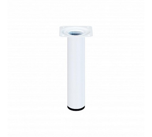 Ножка металл.круглая, нерегулир, D30х150мм, белая - накл.   151280  Tech-KREP