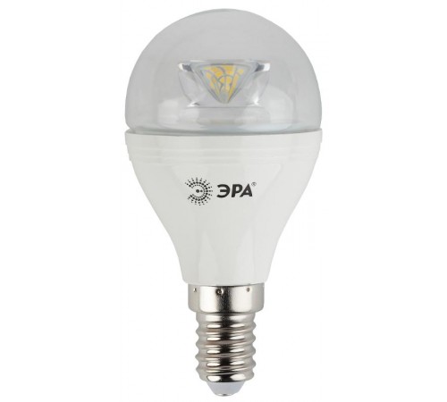 Лампа светодиодная LED P45-7W-840-E14-Clear (диод,шар,7Вт,нейтр,E14)  Б0020552  ЭРА