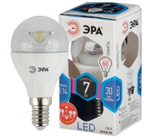 Лампа светодиодная LED P45-7W-840-E14-Clear (диод,шар,7Вт,нейтр,E14)  Б0020552  ЭРА