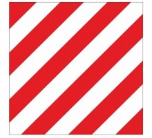 Знак "Негабаритное место" 300х300 мм, металл  zn-1-01  EKF