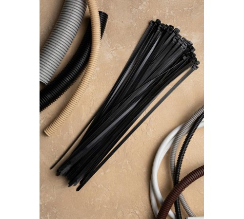 Хомут нейлоновый ЧЕРНЫЙ 8,2х500 (уп./100шт) EKF PROxima  plc-cb-8.2x500  EKF