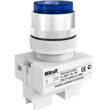 Лампа комм. ALTE 22 мм Цвет:СИНИЙ неон 220В ЛK-22   25010DEK  DEKraft