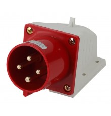 Вилка стационарная 524 3Р+РЕ 32А 380В IP44  Б0032859  ЭРА
