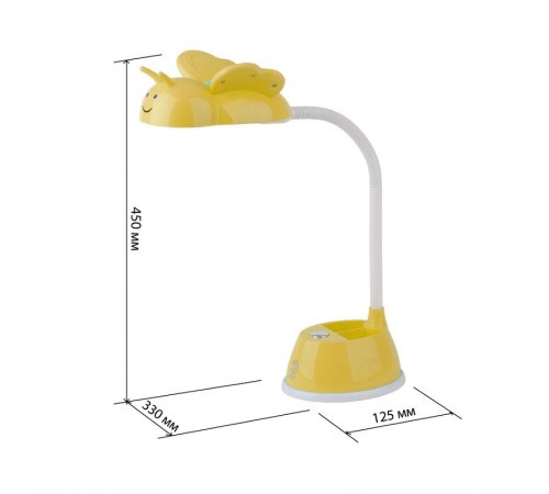 Светильник настольный NLED-434-6W-Y ЭРА NLED-434-6W-Y желтый  Б0031618  ЭРА