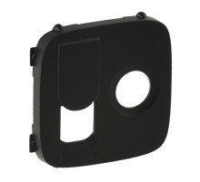 Valena ALLURE Антрацит Накладка розетки TV-RJ45  754838  Legrand