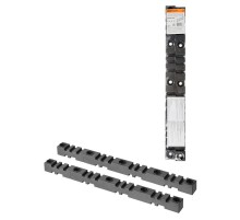 Изолятор шинный плоский ИШП 4П для шин 10 и 10/20 мм, длина 458 мм межшинное расстояние 115 мм  SQ0807-0025  TDM