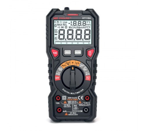 Мультиметр цифровой KT 118A "PROLINE"  79126  КВТ