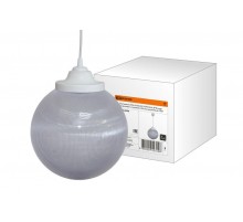 Светильник НСБ 02-60-252 УХЛ4 60 Вт, IP40, шар прозрачный с огранкой 250 мм, шнур белый  SQ0313-0008  TDM