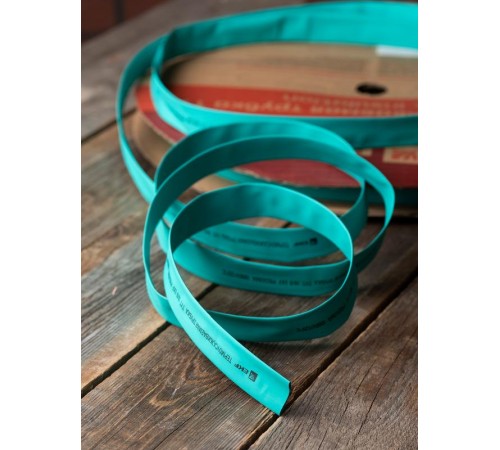 Термоусаживаемая трубка ТУТ нг 20/10 зелёная EKF PROxima  tut-20-j  EKF