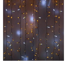 Гирлянда "Светодиодный Дождь" 2х1,5м, эффект мерцания,белый провод, 230 В, диоды ЖЁЛТЫЕ, 360 LED  235-225  NEON-NIGHT