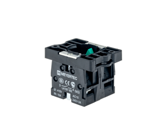 Основание с блок-контактом, 2NO, пласт. MTB2-EZ13  43341  ОВЕН