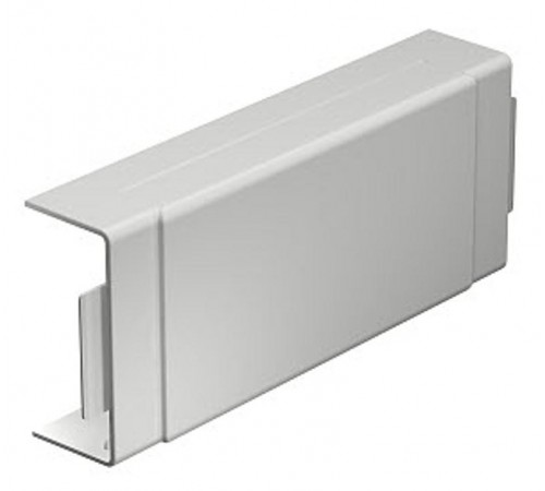 Крышка Т-образной секции кабельного канала WDK 40x90 мм (ПВХ,светло-серый) (WDK HK40090LGR)  6182933  OBO Bettermann