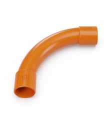 Соединитель угловой оранжевый d20 мм (50шт/450шт уп/кор)  PR13.1173  Промрукав
