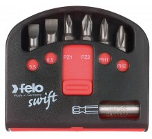 Набор бит Tx Industrial с держателем бит в кейсе Swift, 7 шт  02060316  Felo