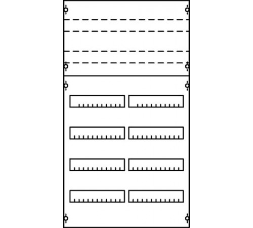 Панель для модульных уст-в 1ряд/7 реек  1V3KA  ABB