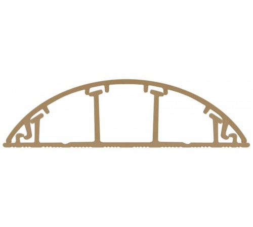 Кабель-канал ЭРА KK-70-16-P напольный 70х16мм бежевый RAL 1001 42м  Б0062128  ЭРА