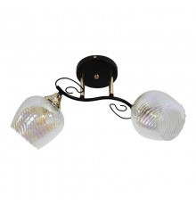 Светильник 11295-9/2 черн.зол (Плафон 8310) НПБ 01-2х60-135 Е27  1005404880  Элетех