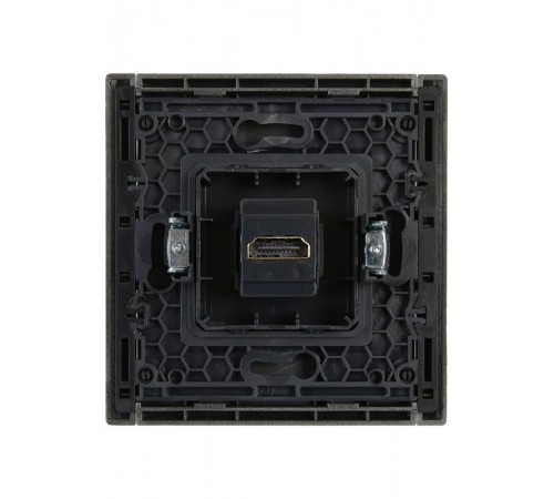 FORTE&PIANO Розетка HDMI FP540 сталь  FP-H10-K46  IEK