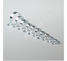 Скоба металл. двухлапковая с внутр. диаметром 50 мм  С21450  Рувинил