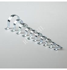 Скоба металл. двухлапковая с внутр. диаметром 14 мм  С21414  Рувинил