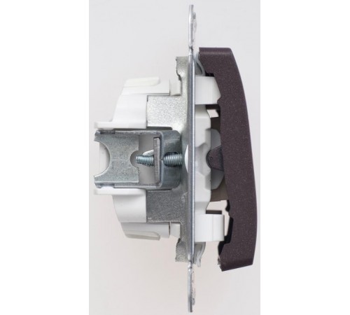 Glossa Шоколад Переключатель 2-клавишный, сх.6, 10АХ  GSL000865  SE