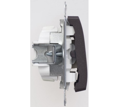 Glossa Шоколад Переключатель 2-клавишный, сх.6, 10АХ  GSL000865  SE