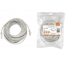 Патч-корд народный U/UTP Cat 5e 4PR 24AWG PVC, литой 15 м, серый  SQ0115-0009  TDM