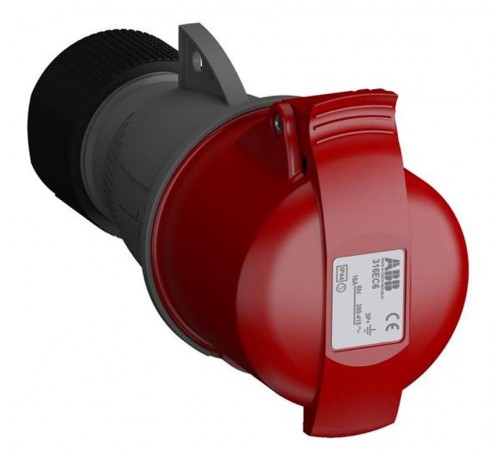 Розетка кабельная Easy&Safe 316EC6,16А,3P+E,IP44,6ч2CMA102012R1000 ABB